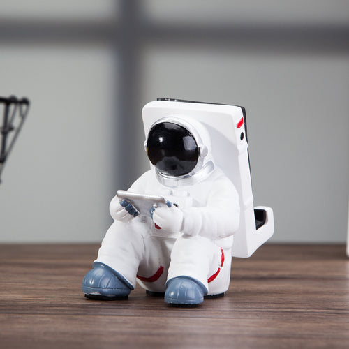 Astronaut Phone Stand – Cute Resin Desk Holder & Gift - Brightside Desk Co.