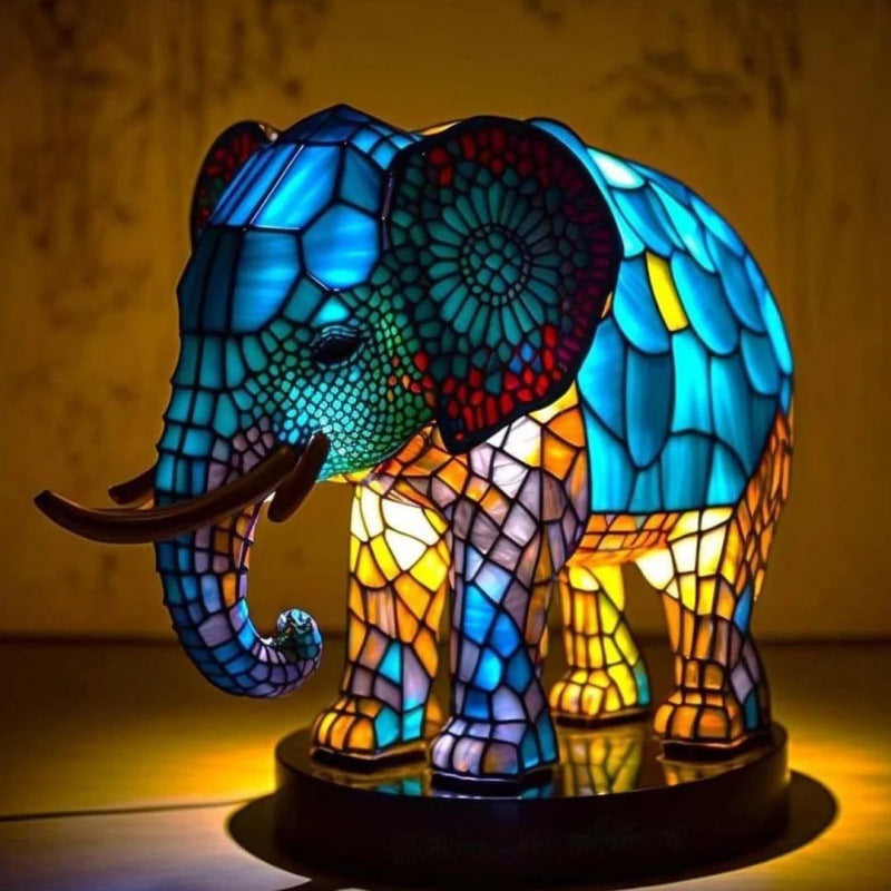 3D Animal Series Decorative Lamp – Handcrafted Resin Night Light (USB) - Brightside Desk Co.